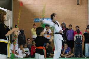 Exhibició del Gimnàs d'arts marcials Chois Lee Girona 