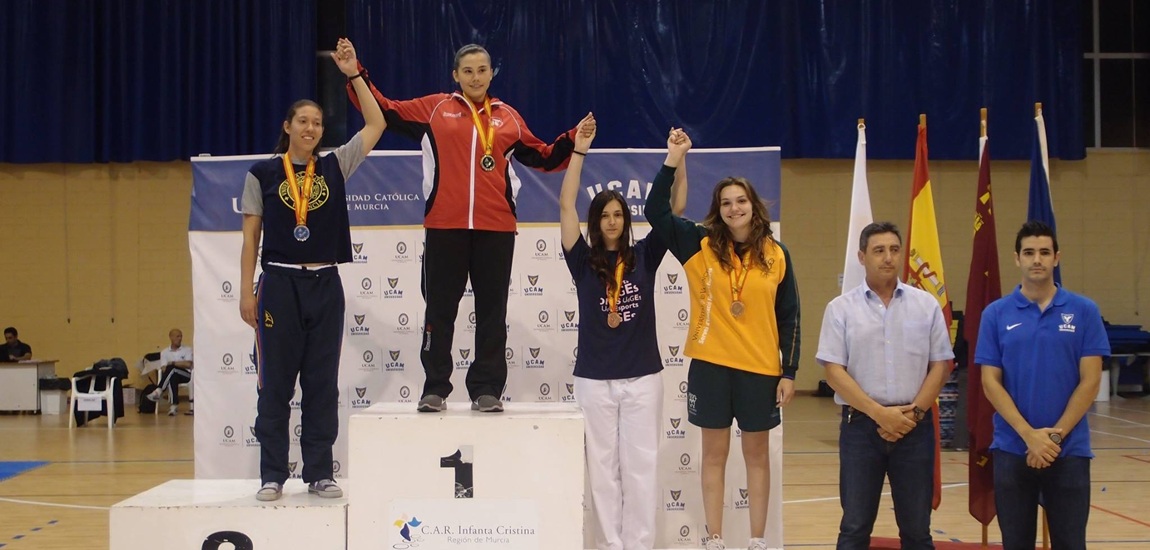 Lídia, 3a clasificada del Campeonato de España Universitario