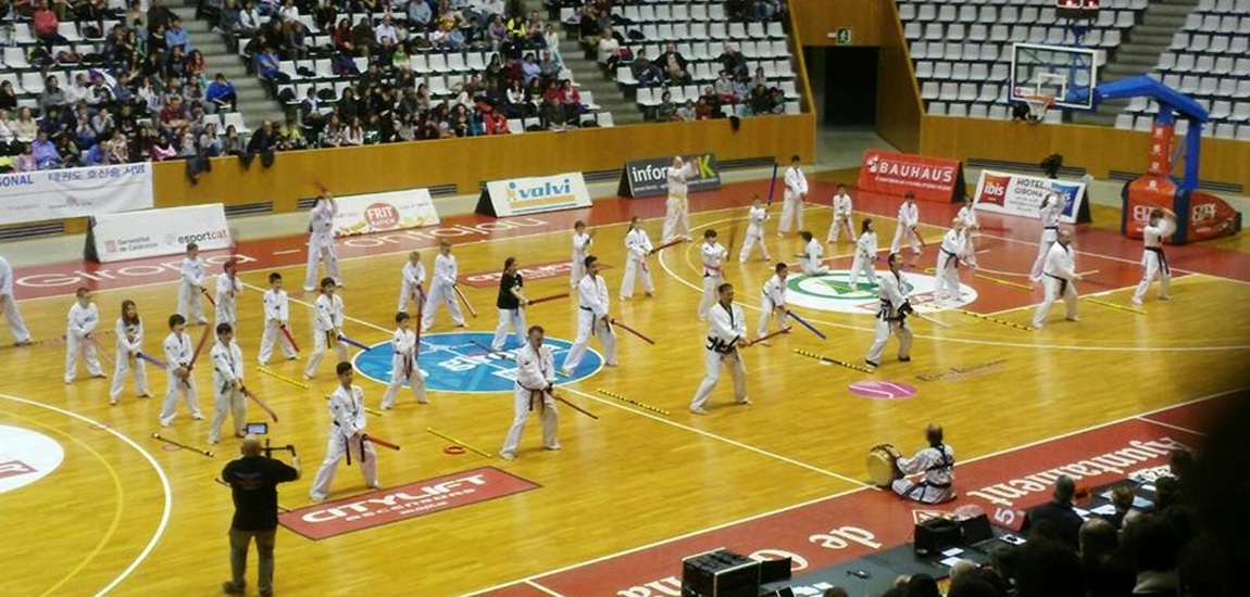 Exhibició de Taekwondo al Pavelló de Fontajau